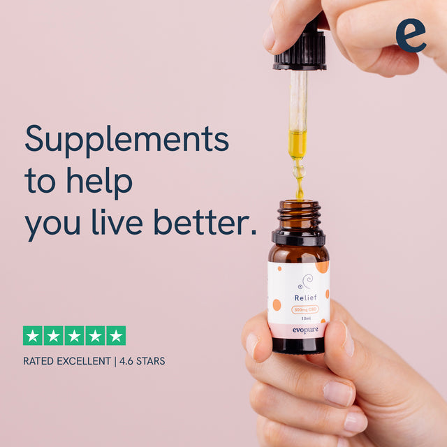 Relief CBD Oil with Turmeric & Black Pepper