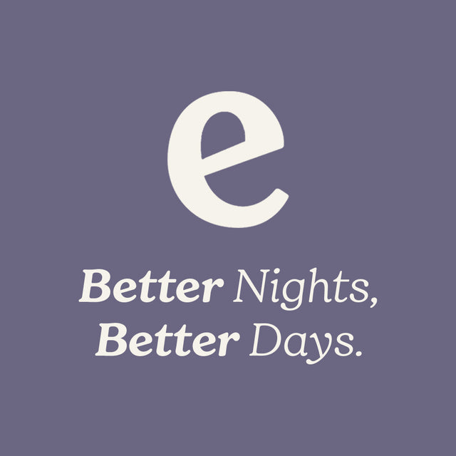 Icon with a white 'e' logo and text 'Better Nights, Better Days' on a teal background