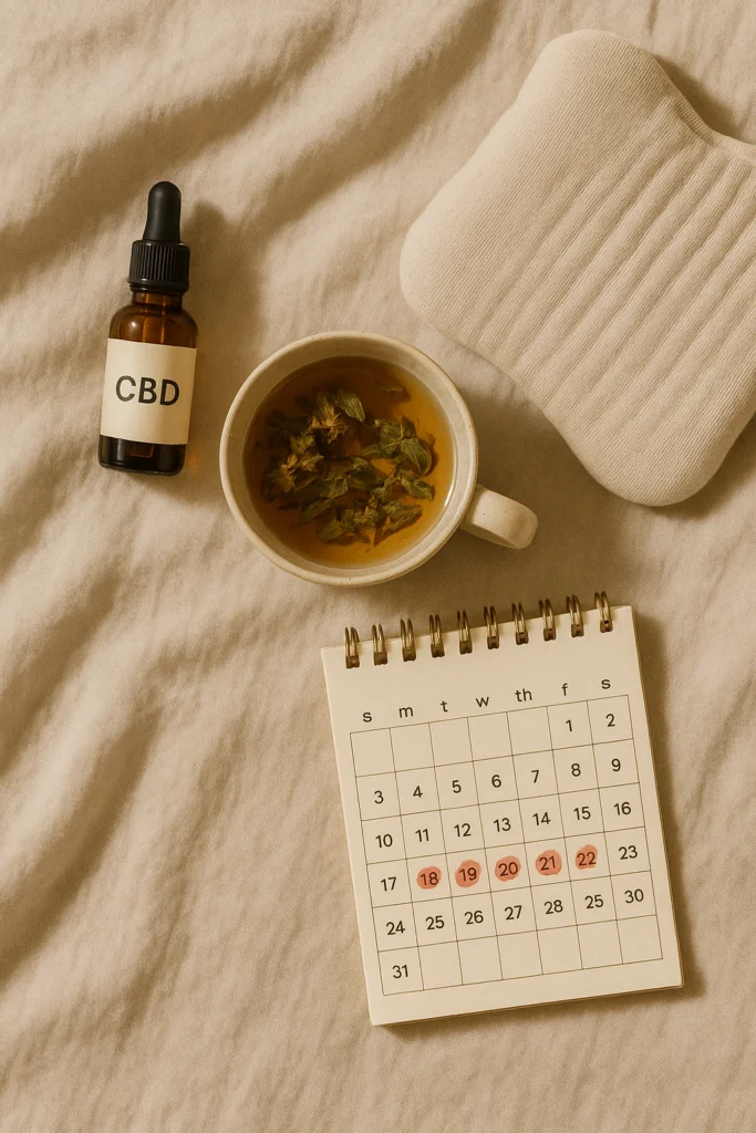 CBD for PMS & Period Pain: Timing, Dosing, and Smart Stacks