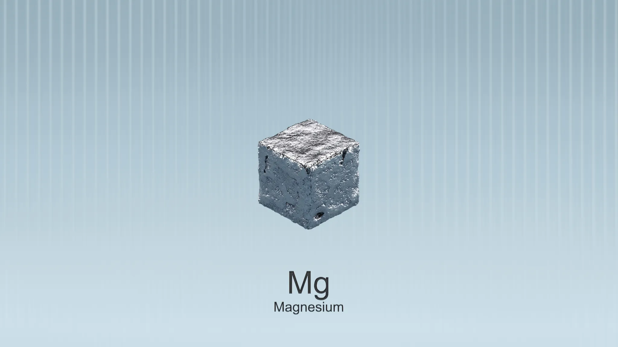 a block of magnesium the element