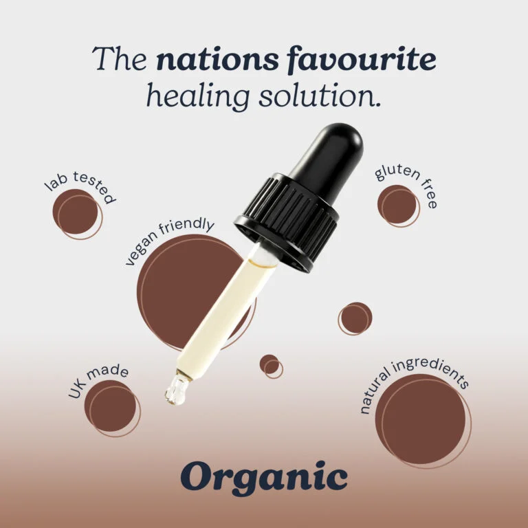 Evopure Broad Spectrum CBD Oil dropper close-up