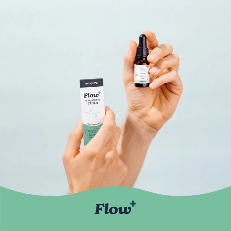 Evopure Flow CBD Oil as part of a daily wellness routine