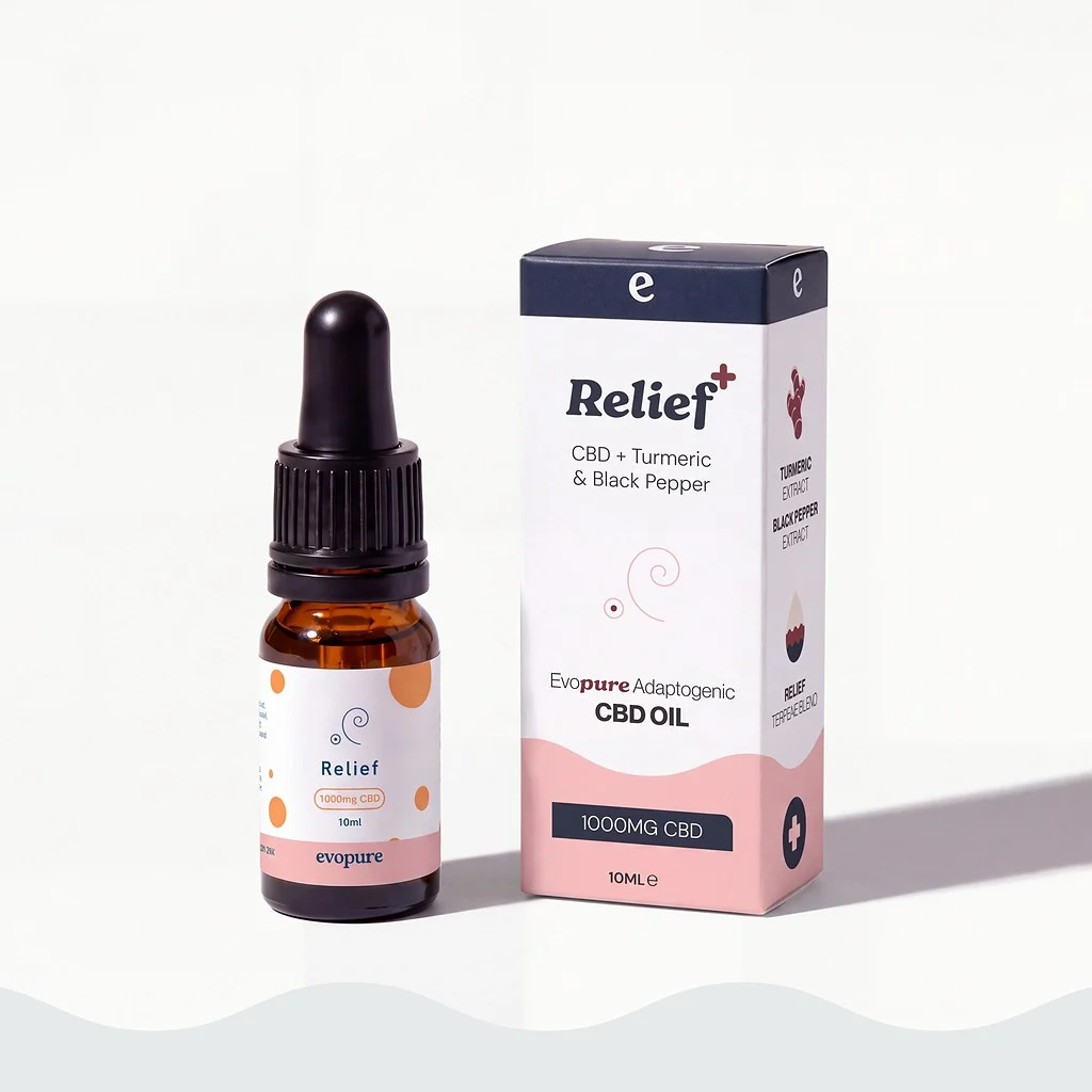 Relief CBD Oil with Turmeric & Black Pepper
