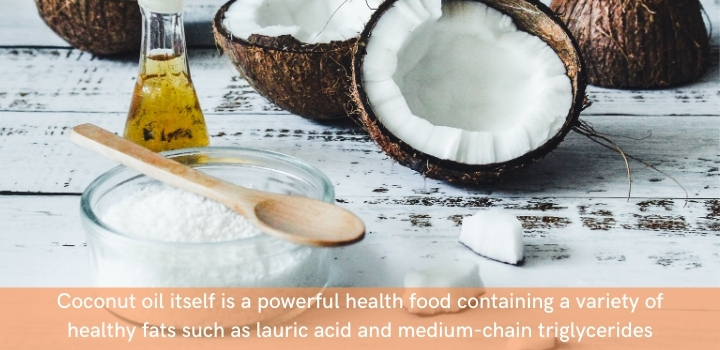 Coconut oil is the perfect carrier for cooking with CBD oil