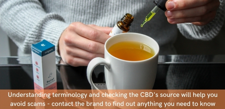 How to avoid CBD related scams