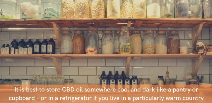 How to store CBD oil