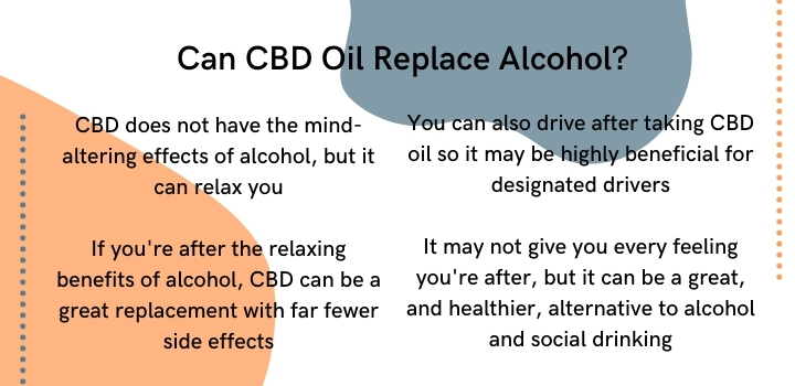 Can CBD oil replace alcohol