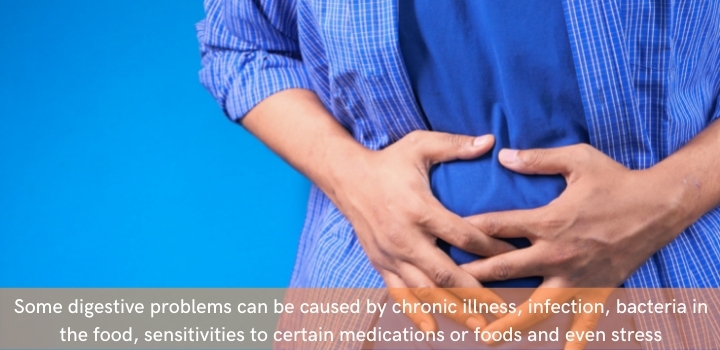 What causes digestive problems