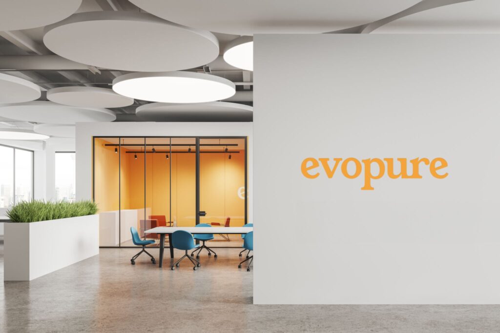 Evopure premium CBD and adaptogen products arranged on a neutral background, representing natural wellness and sustainable health support.