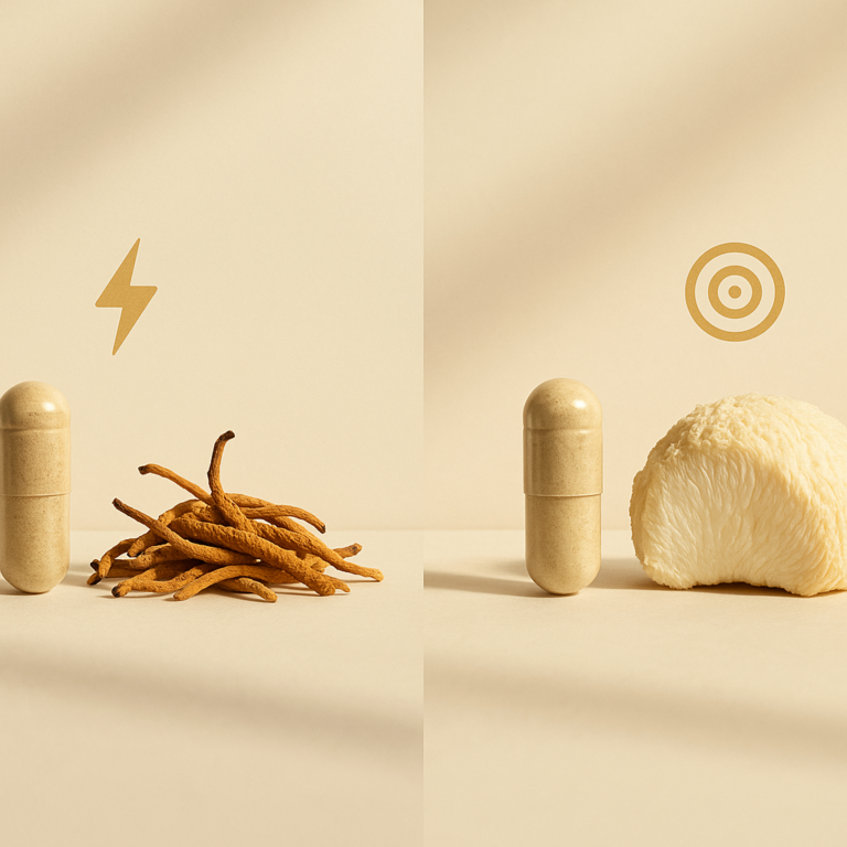 Cordyceps vs Lion’s Mane: Energy vs Focus