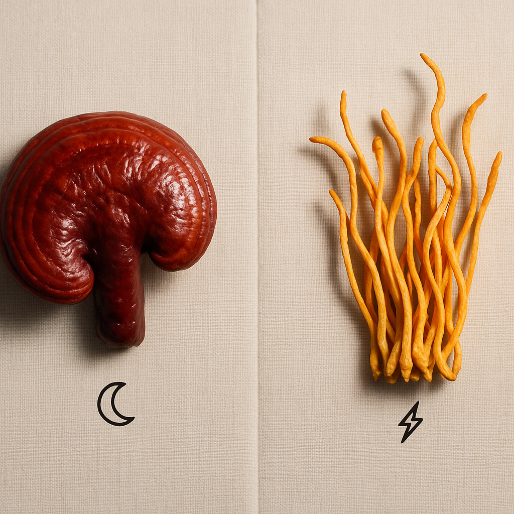 Reishi vs Cordyceps: Calm Energy or Explosive Focus? (2025 UK Guide)