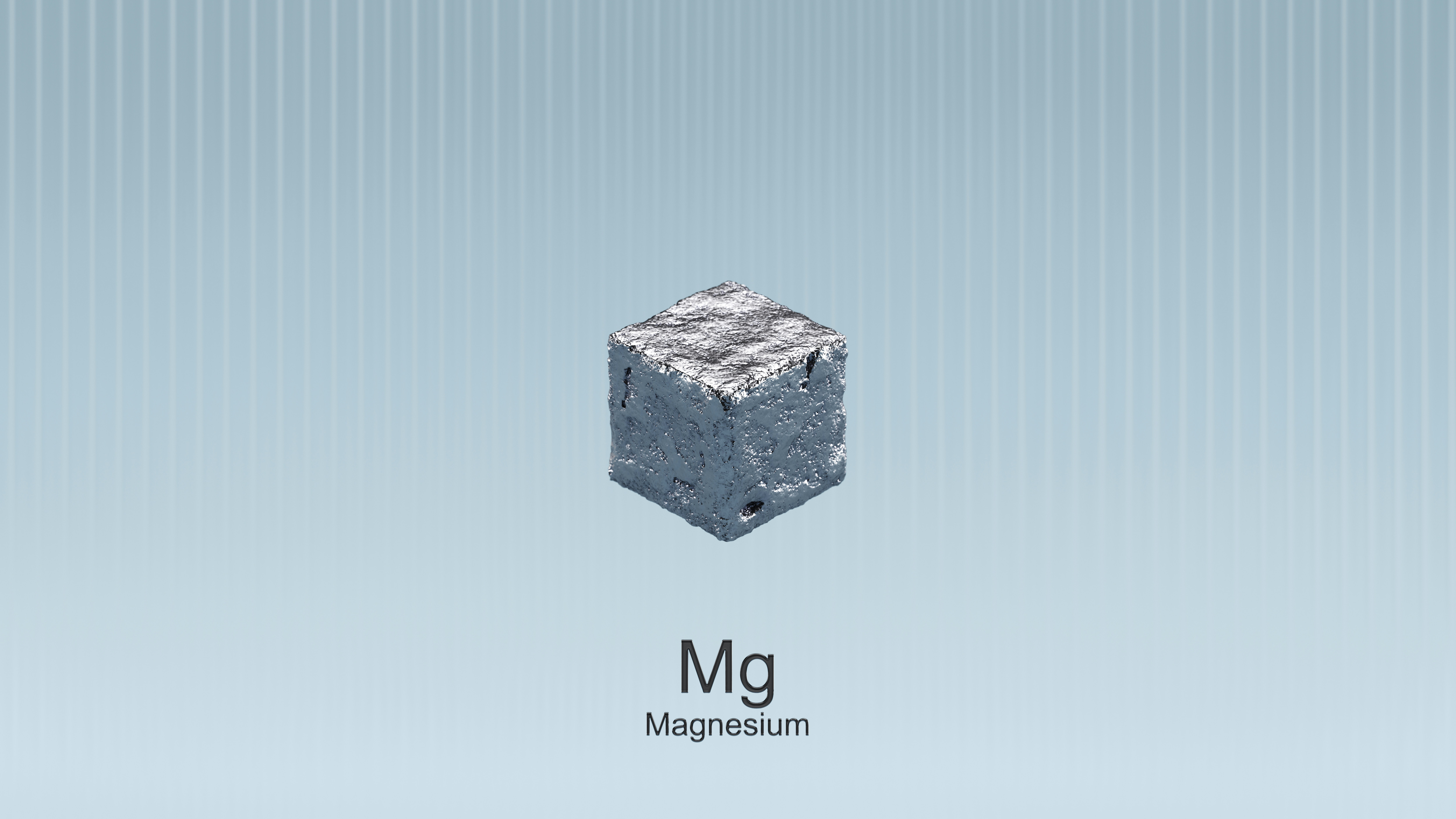a block of magnesium the element