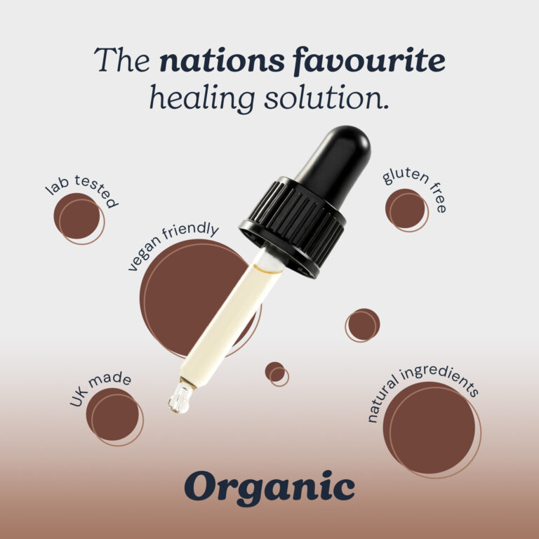 Evopure Broad Spectrum CBD Oil dropper close-up