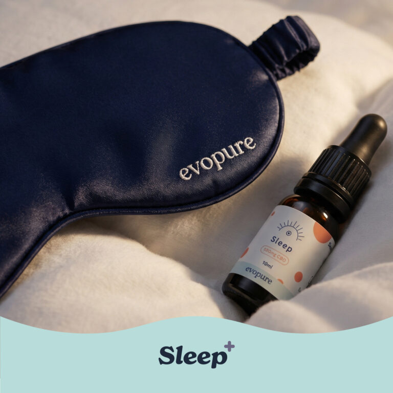 Evopure Sleep CBD Oil as part of an evening wind-down routine