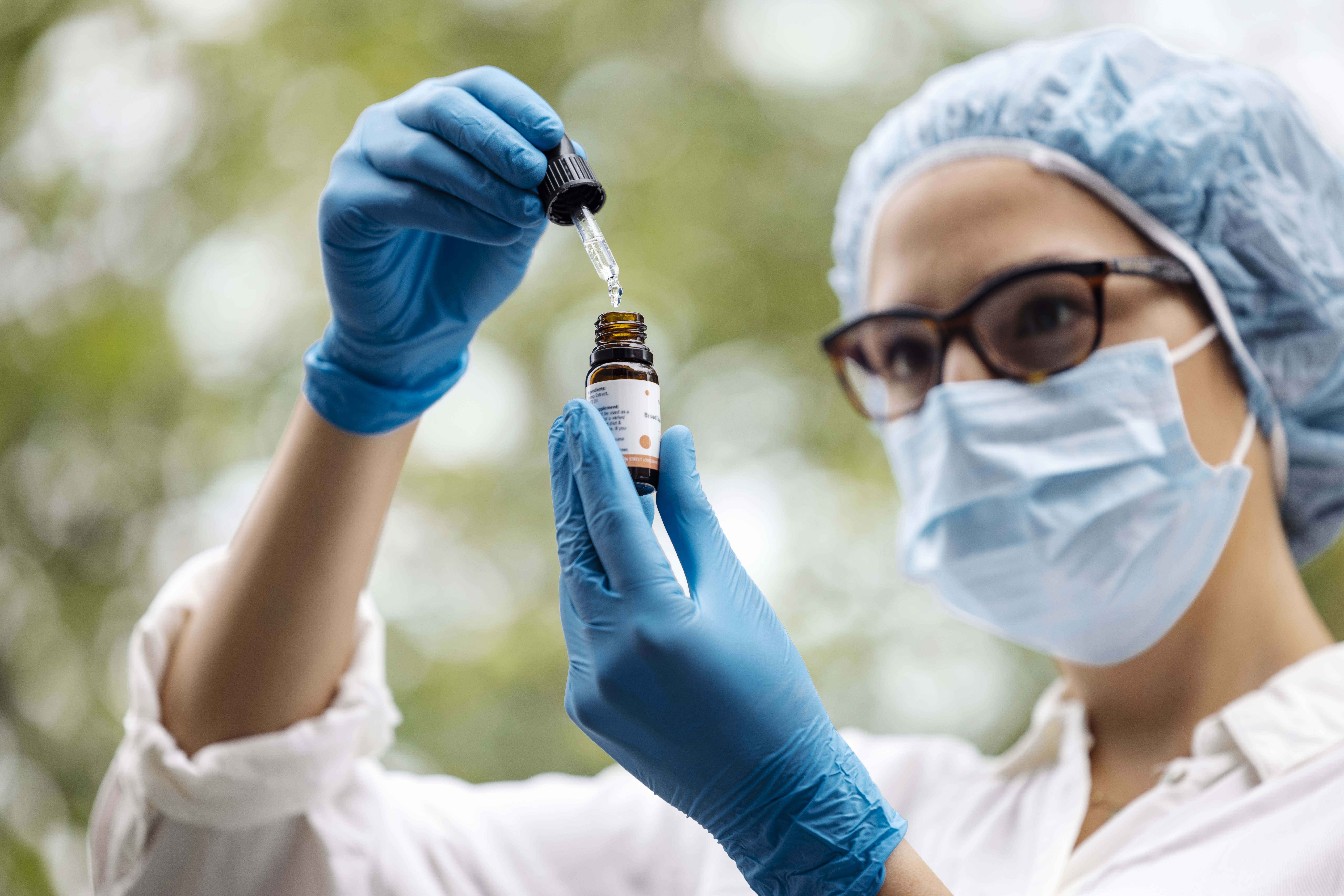 CBD Lab Testing with Evopure CBD Oil with Pipette