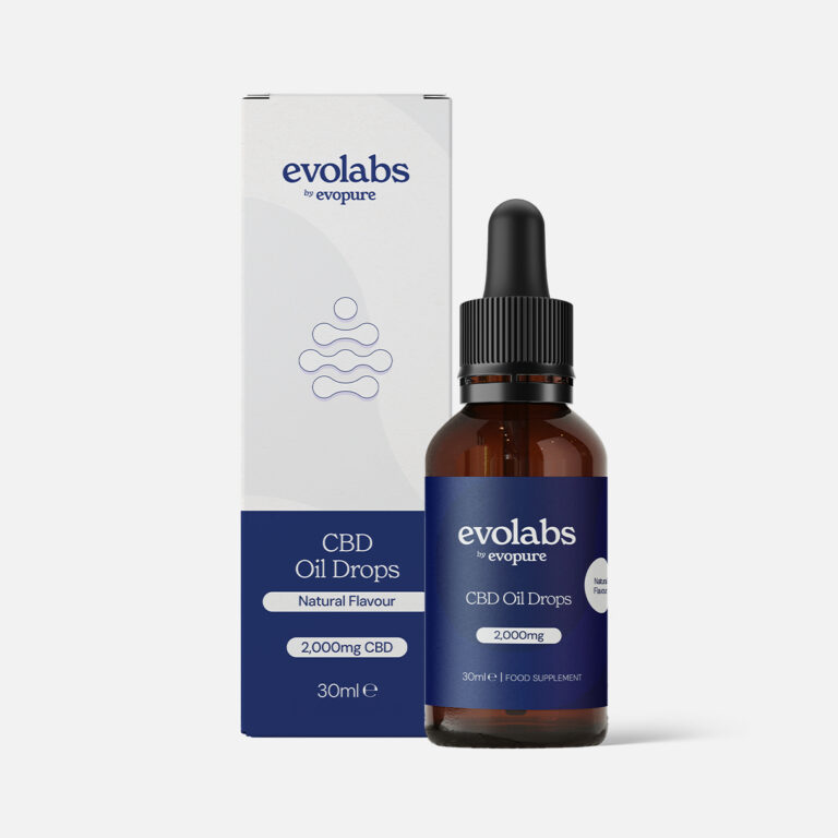 Evolabs Natural CBD Oil 2000mg bottle