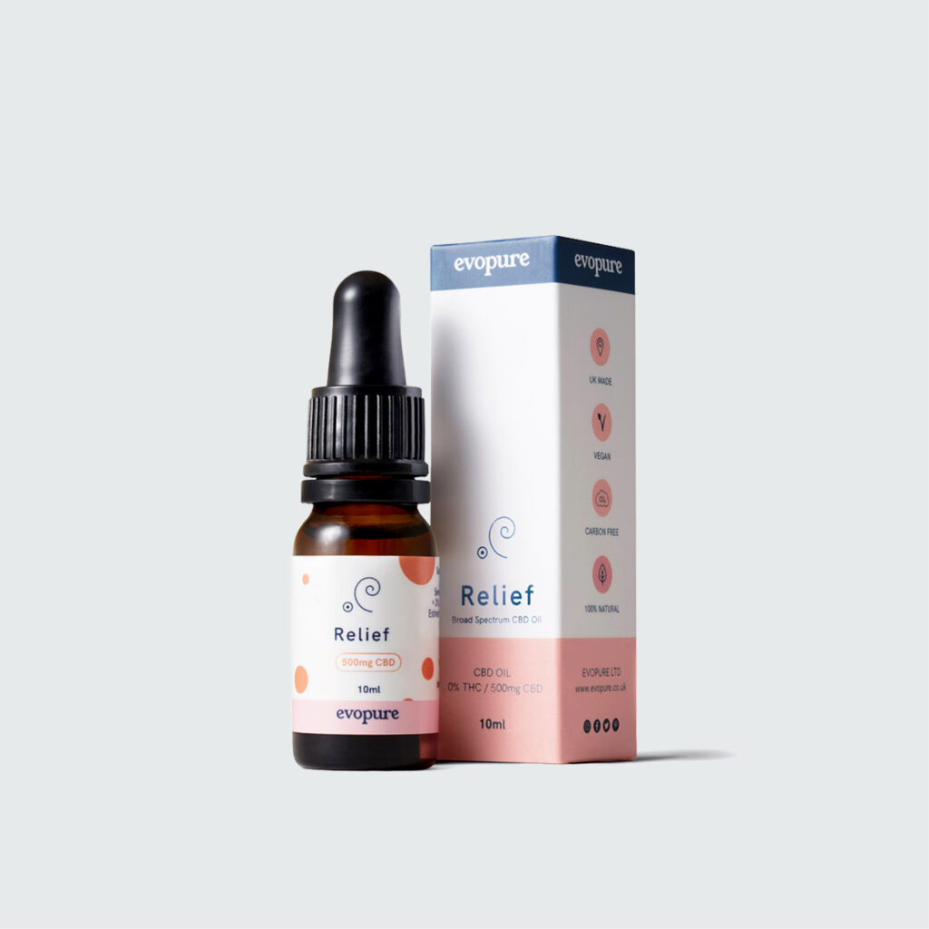 Relief CBD Oil with Turmeric & Black Pepper
